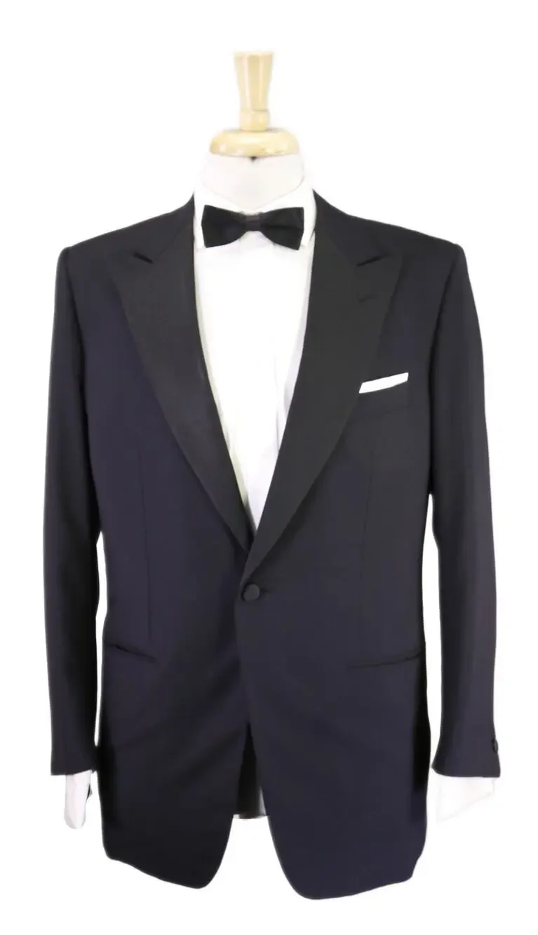 Tincati Milano Saint Andrews Black 1-Btn Tuxedo Formal Wedding Suit 40R